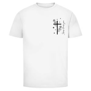 Herren T-Shirt jesus loves you
