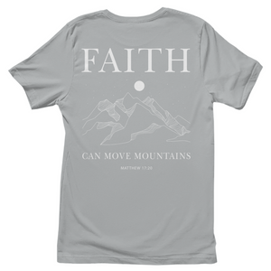 Damen T-Shirt faith minimalistisch matthew 17:20