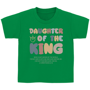 Kinder T-Shirt daugher of the king 2 corinthians 6:18