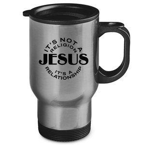 Edelstahl-Thermobecher jesus its a relationship