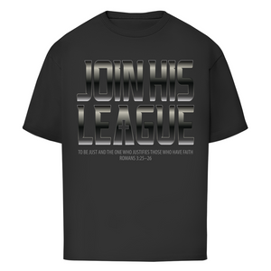 Oversize T-Shirt join his league romans 3:25-26