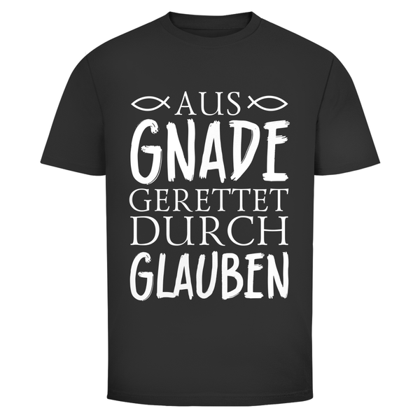 Herren T-Shirt aus gnade gerettet