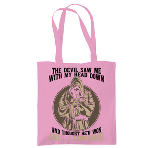 Tragetasche until i said amen