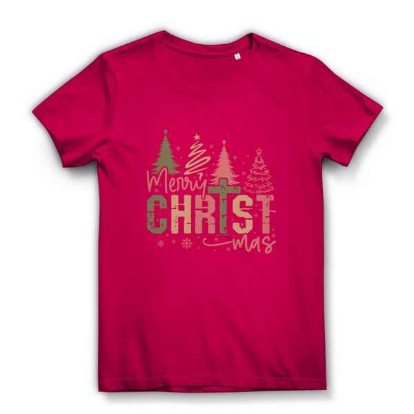 Damen Bio T-Shirt merry christmas