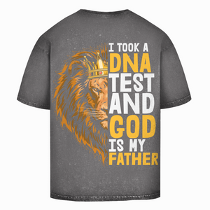 Oversize Washed T-Shirt god is my father