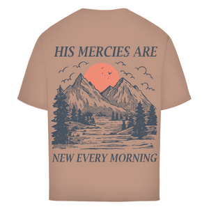 Oversize T-Shirt his marcies are new every morning