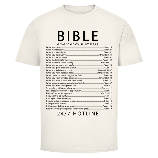 Herren T-Shirt bible