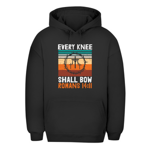 Unisex Oversize Hoodie every knee shall bow romans 14:11