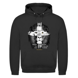 Herren Hoodie fear not for jesus revelation 5:5