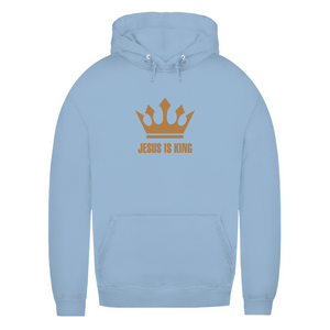 Damen Hoodie jesus is king krone
