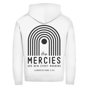 Zipper Hoodie his marcies lamentations 3:23
