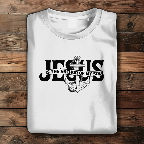 Damen Bio T-Shirt jesus the anchor of my soul