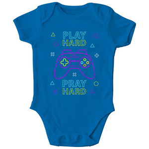 Kinder Bio Body play hard pray hard 1 thess 5:17 gamer
