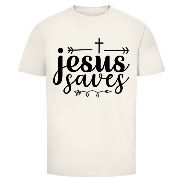 Herren T-Shirt jesus saves