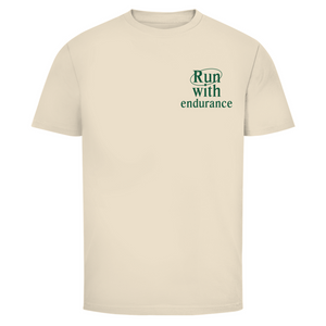 Herren T-Shirt run with endurance hebrews 12:1