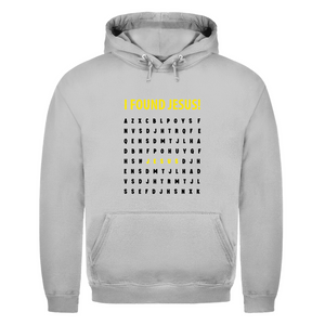 Herren Hoodie i found jesus