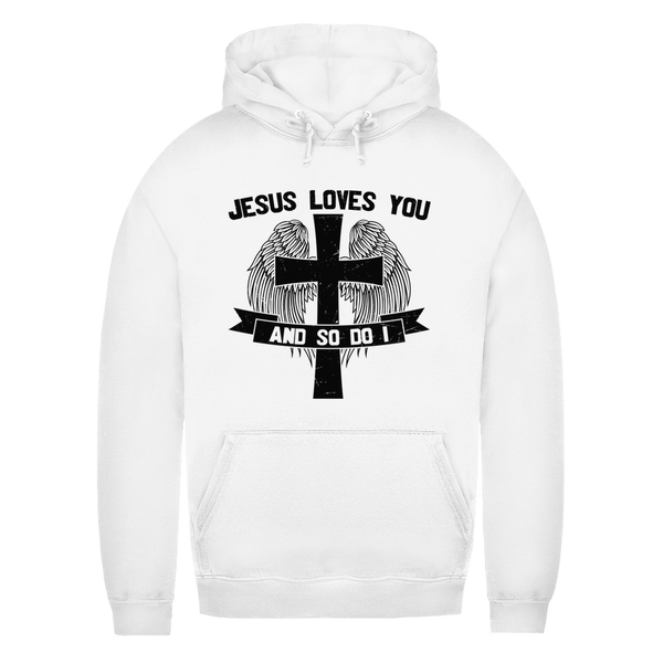 Damen Hoodie jesus loves you and so do i