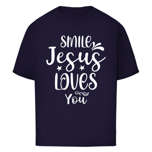 Oversize T-Shirt smile jesus loves you