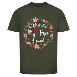 Herren T-Shirt in christ alone my hope is found