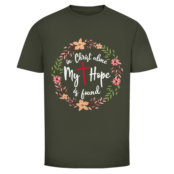 Herren T-Shirt in christ alone my hope is found