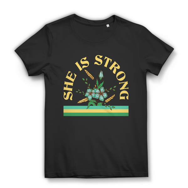 Damen Bio T-Shirt she is strong