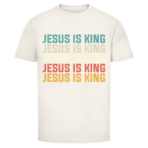Herren T-Shirt jesus is king vintage