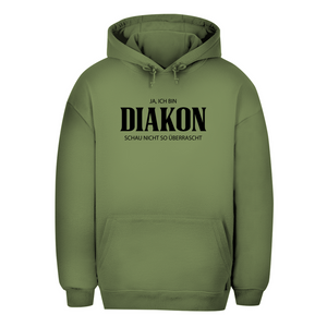 Unisex Oversize Hoodie ja ich bin diakon