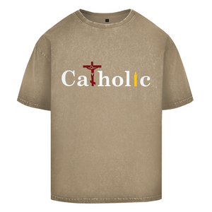 Oversize Washed T-Shirt catholic