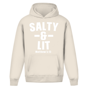 Oversize Hoodie Ohne Kordel salty and lit matthew 5:13