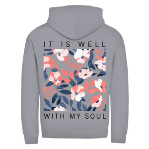 Zipper Hoodie it is well with my soul