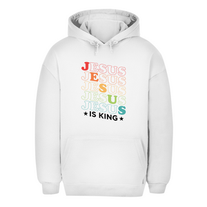 Unisex Oversize Hoodie jesus is king retro
