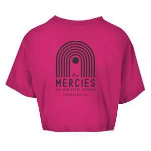 Damen Oversize Crop Top his marcies lamentations 3:23