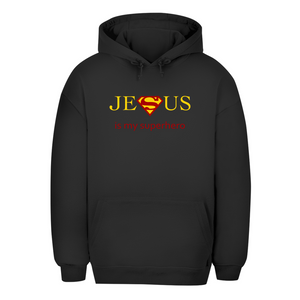Unisex Oversize Hoodie jesus is my superhero