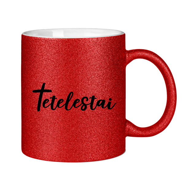 Glitzertasse tetelestai