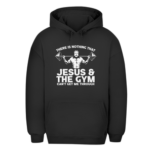 Unisex Oversize Hoodie jesus and gym
