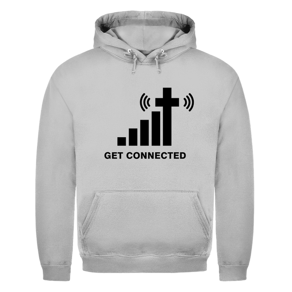 Herren Hoodie get connected