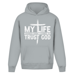 Oversize Hoodie Ohne Kordel when i learned to trust god