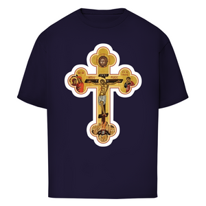 Oversize T-Shirt Griechisch Orthodoxe Jesus Kreuz