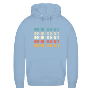 Damen Hoodie jesus is king vintage