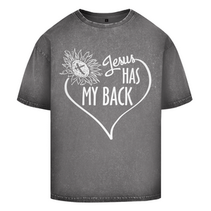 Oversize Washed T-Shirt jesus has my back