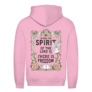 Damen Hoodie where the spirit of the lord