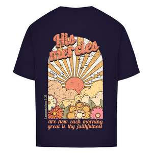 Oversize T-Shirt great is thy faithfulness lamentations 3:23