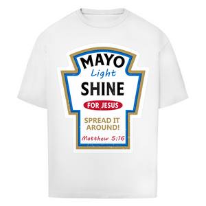 Oversize T-Shirt mayo light shine matthew 5:16