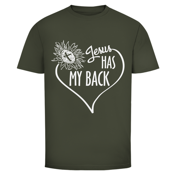 Herren T-Shirt jesus has my back