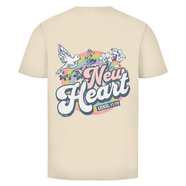 Herren T-Shirt new heart ezekiel 11:19