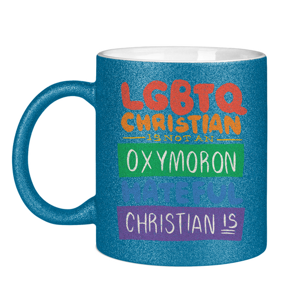 Glitzertasse lgbt christlich