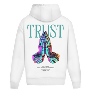 Oversize Hoodie Ohne Kordel trust in the lord proverbs 3:5-6