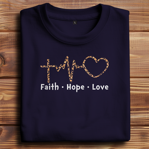 Oversize T-Shirt faith hope love
