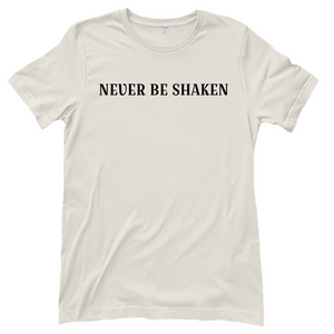 Damen T-Shirt never be shaken
