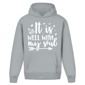 Oversize Hoodie Ohne Kordel it is well with my soul